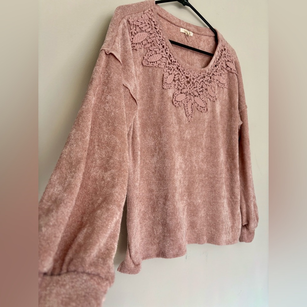 Maurices Blush Knit Top